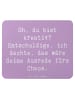 Mr. & Mrs. Panda Mouse Pad Spruch Kreatives Chaos mit Spruch in Lavendeltraum