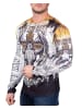 Cipo & Baxx Herren Regular Fit Hemd in Beige