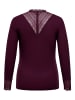 ONLY Carmakoma Bluse in Mauve Wine