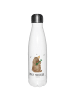 Mr. & Mrs. Panda Wasserflasche Bär Gitarre mit Spruch in Weiß