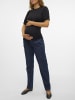 mama licious Umstandsjeans mit Loose Fit in Dark Blue Denim 1