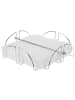 Excellent Houseware Serviettenhalter in silbern