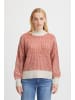ICHI Strickpullover IHKAMARA Loose fit in Rooibos Tea