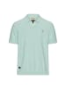 Camel Active Meliertes Kurzarm Poloshirt aus Baumwolle in Ozeangrün