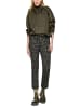 MARC CAIN SPORTS  Sportives Sweatshirt mit Kapuze in Olive Drab