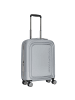 Mandarina Duck Logoduck + 4 Rollen Kabinentrolley S 55 cm silver