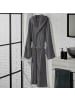 REDBEST Frottier Unisex-Bademantel mit Kapuze Chicago in anthrazit