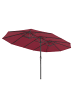 SONGMICS Sonnenschirm Sheld in Rot - (B)270 x (H)245 x (T)460 cm
