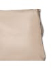 Toscanto Toscanto Umhängetasche Leder helltaupe, beige ca. 35cm