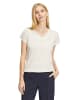 BETTY & CO V-Kragen T-Shirt für Damen in beige