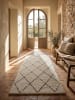 KADIMA DESIGN Läufer Berber weich wohnlich Wohnzimmer Schlafzimmer Wohnraum in Schwarz