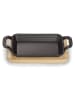Echtwerk 8 tlg. Set Mini Auflaufform mit Servierbrett in Schwarz