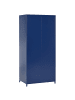 Beliani Kleiderschrank VARNA in Blau - (W) 76 x (H) 171 x (L) 50 cm