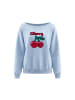 myMo Women Sweatshirt in Light Blue