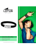 LOTUS style Herren Armband Leder, Edelstahl ca. 21cm geflochten Lotus Style Basic Men