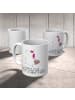 Mr. & Mrs. Panda Kindertasse Einhorn Koffer mit Spruch in Weiß