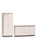 Feldmann-Wohnen Schlafzimmer-Set V2-teilig ilavio Kaschmir | Windmill Eiche 272 / 53 / 200cm