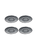 LEONARDO 4er Set Espressountertassen Matera in Anthrazit ø 11.0 cm