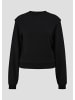 QS Sweatshirt langarm in Schwarz