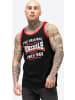 Lonsdale T-Shirt "Andover Singlet Normale Passform" in Schwarz