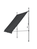 pro.tec Klemmmarkise in Schwarz (B)350cm