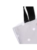 Mr. & Mrs. Panda Tote Bag Otter Kopfüber mit Spruch in Grau Pastell