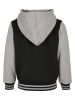 Urban Classics Zip-Kapuzenpullover in black/grey