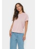 SAINT TROPEZ T-shirt HagaSZ Gerade Passform in Pink Nectar