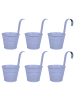 Butlers Hängetopf ZINC 6er-Set in Violett