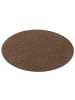 Snapstyle Hochflor-Teppich Cottage Rund in braun