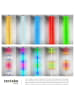 tectake LED-Stehleuchte, Musikmodus, 16 Mio. Farben, über 200 Lichteffekte