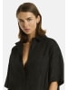 Sea Level Resort Linen Strandhemd in schwarz