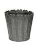 AltoBelli Blumentopf ROMY Groß Grau Metall 13x11 cm