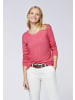Polo Sylt T-Shirt im Label-Design in Pink