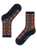 Burlington Socken X-Mas Tartan in Marine