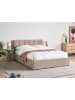 Beliani Doppelbett DREUX in Beige/Schwarz - (W) 151 x (H) 90 x (L) 214 cm