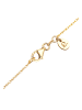 Elli Halskette 925 Sterling Silber Plättchen in Gold