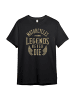 PAULGOS Herren T-Shirt, Legends never die in Schwarz