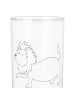 Mr. & Mrs. Panda Tumbler Sternzeichen Löwe mit Spruch in Transparent