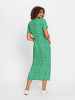WITT WEIDEN Jersey-Kleid in grasgrün-weiß-bedruckt