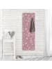 WALLART Garderobe - Blumentanz auf Altrosa in Rosa