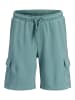 JACK & JONES Junior Sweat Cargo-Shorts Jpstbradley in mineral blue
