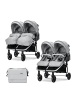 Lorelli Geschwisterkinderwagen Duo in grau
