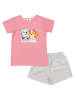 Paw Patrol Paw Patrol Schlafanzug Good vibes Pyjama Set Kurzarm in grau/rosa