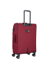 D&N Travel Line 9704 4 Rollen Trolley M 68 cm mit Dehnfalte dark red