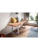 FineBuy Sitzbänk in Braun / Akazie / 120x40x46