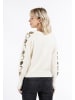 myMo Damen Strickpullover in Wollweiss