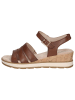 Caprice Sandalette in COGNAC NAPPA