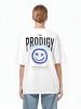 trueprodigy Oversize-Shirt Hajin F in Weiß