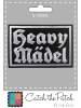 Catch the Patch Biker Zitat Spruch Heavy MädelApplikation Bügelbild inSchwarz